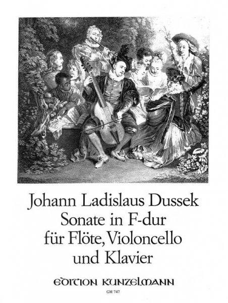 Sonate F-Dur op.65 für Flöte, Violoncello und Klavier