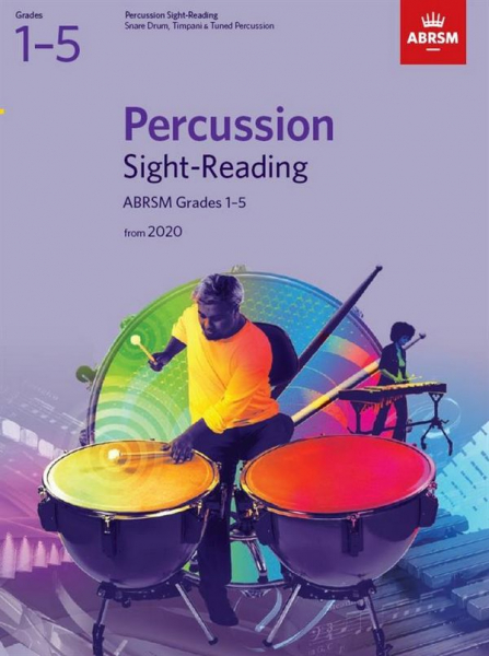 Percussion Sight-Reading ABRSM Grades 1-5 (from 2020) for snare drum, timpani and tuned percussion