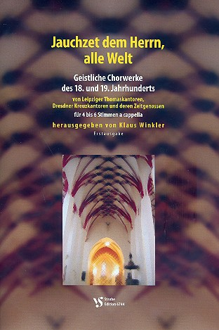 Jauchzet dem Herrn, alle Welt für gem Chor a cappella