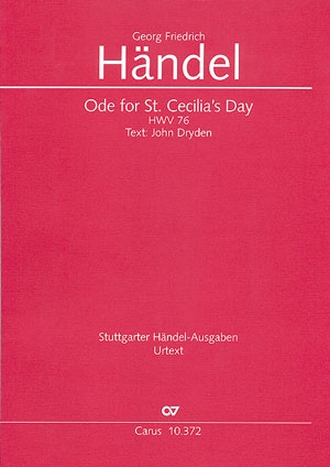 Ode for St. Cecilia&#039;s Day HWV76 für Soli, Chor und Orchester