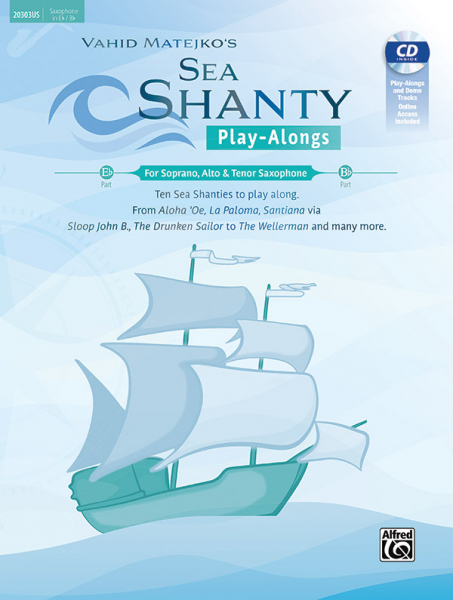 Sea Shanty Play-Alongs Saxophone (+CD) for saxophone solo