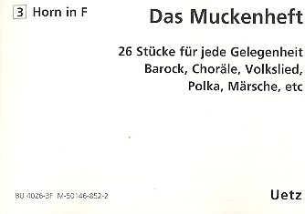 Das Muckenheft für 4-stimmiges Blechbläser-Ensemble