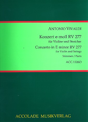 Konzert e-Moll RV277 op.11,2 für Violine und Streicher