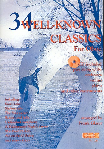 34 wellknown classics (+CD) für Oboe