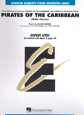 Pirates of the Caribbean Main Theme for string orchestra (piano and percussion opt.)