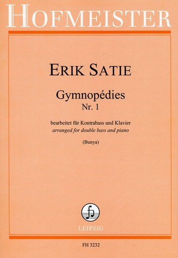 Gymnopedies Nr.1 für Kontrabass und Klavier