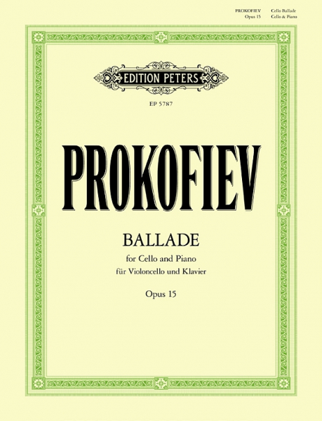 Ballade op.15 für Violoncello und Klavier