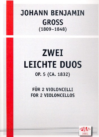 2 leichte Duos op.5 für 2 Violoncelli