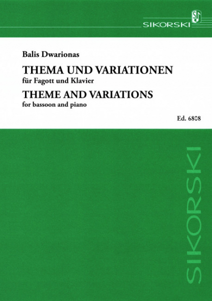 Thema und Variationen für Fagott und Klavier