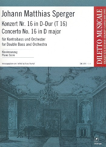 Konzert D-Dur Nr.16 T16 für Kontrabass und Orchester