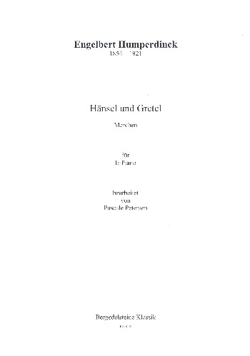 Hänsel und Gretel (Auszüge) für Keyboard/E-Piano