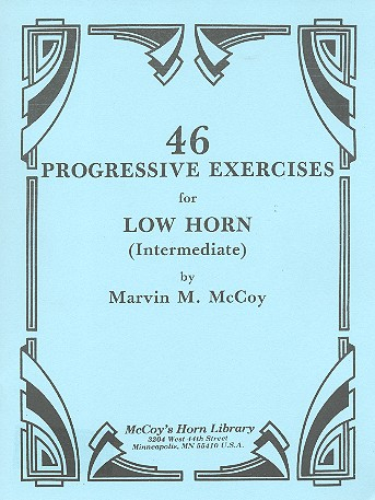 46 progressive Exercises for low horn (intermediate)