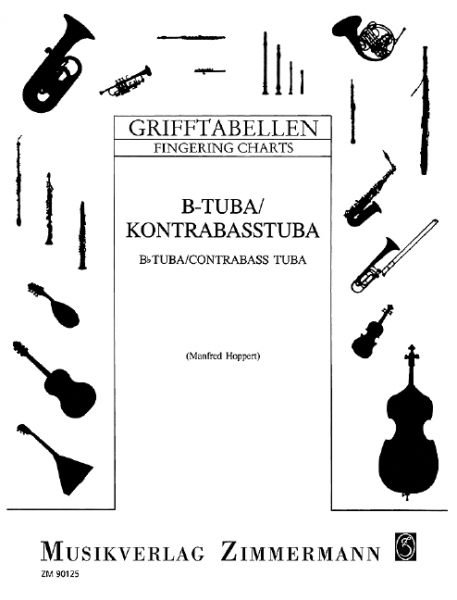 Grifftabelle GRIFFTABELLE TUBA IN B