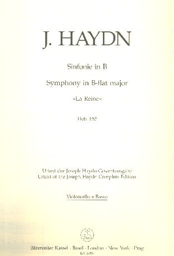 Sinfonie B-Dur Hob.I:85 für Orchester