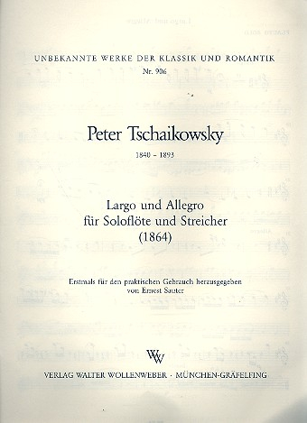 Largo und Allegro für Flöte und Streicher