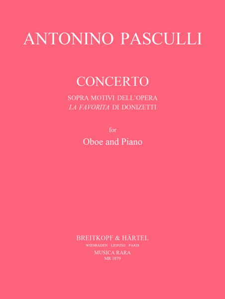 Concerto sopra motivi dell&#039;opera La Favorita di Donizetti for oboe and piano