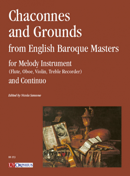 Chaconnes and Grounds from english Baroque Masters for melody instrument and Bc