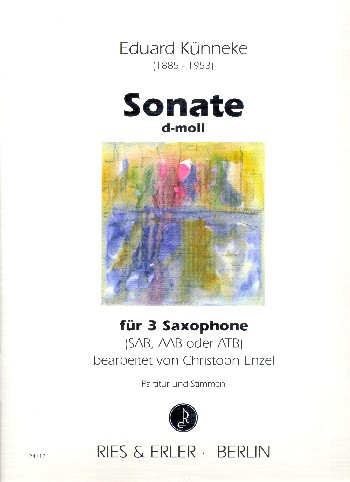Sonate d-Moll für 3 Saxophone (SAB/AAB/ATB)