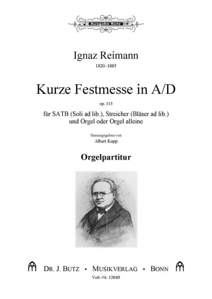 Kurze Festmesse op.113 für gem Chor und Orgel