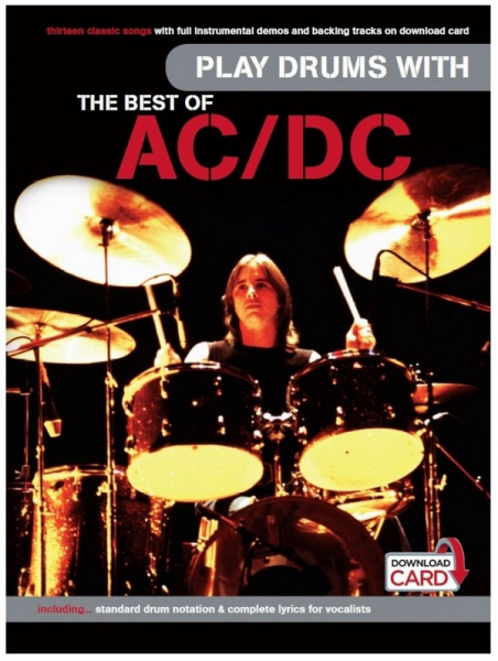 Spielband für Schlagzeug Play Drums with - Best of AC/DC
