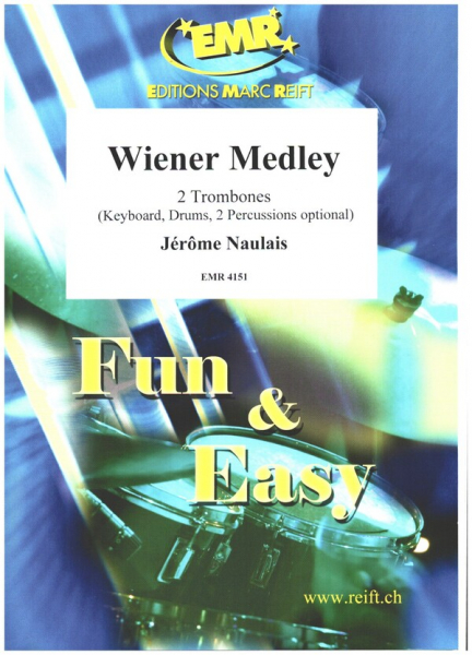 Wiener Medley for 2 trombones (keyboard, drums, 2 percussions opt.)