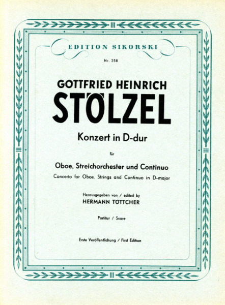 Konzert D-Dur für Oboe und Streicher