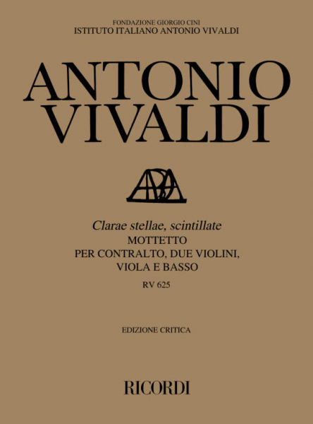 Clarae stellae scintillate RV625 für Alt und Streicher