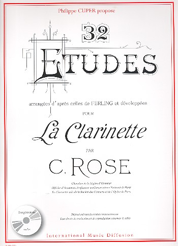 32 Études d&#039;après Ferling (+CD) pour clarinette