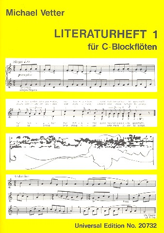Blockflötenschule - Literaturheft Band 1 für C-Blockflöte