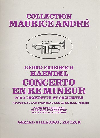 Concerto en re mineur pour trompette et orchestre