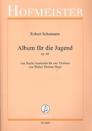 4 Stücke aus dem Album für die Jugend op.68 für 4 Violinen