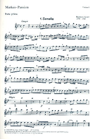 Markuspassion für Soli (SATB), Chor und Orchester