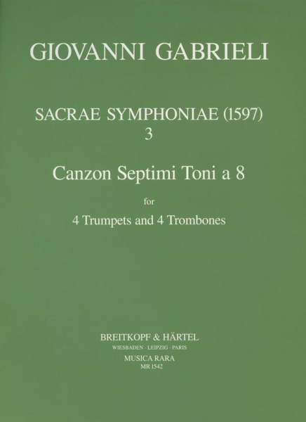 Canzon septimi toni no. 2 a 8 for 4 trumpets and 4 trombones