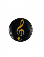 Vorschau: Magnet agifty Magnet Vorschau: Magnet agifty Magnet Button: Violinschlüssel Gold Glitter