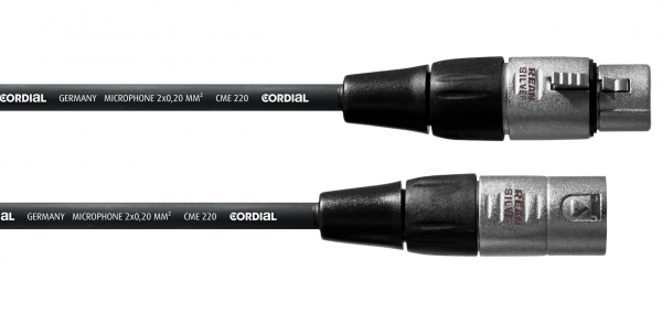 Mikrofonkabel Cordial CFM 10 FM Black