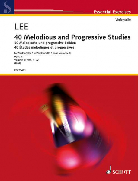 Etüden für Cello 40 melodious and progressive Studies