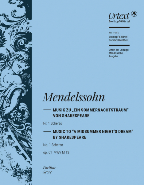 Scherzo aus &#039;Ein Sommernachtstraum&#039; op.61,1 für Orchester