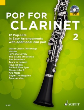 Spielbuch für Klarinette Pop for Clarinet 2