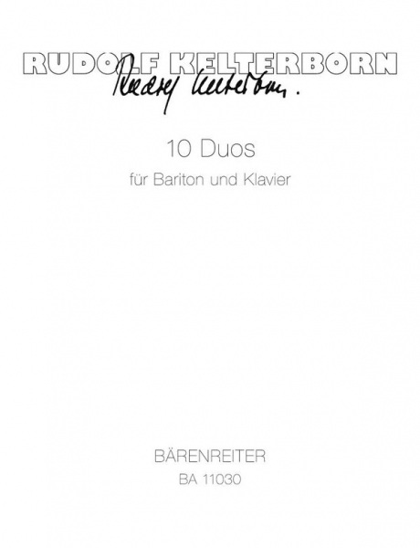 10 Duos für Bariton und Klavier