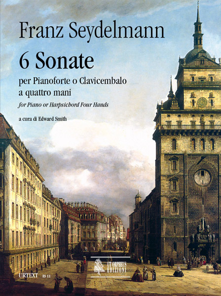6 Sonaten für Klavier (Cembalo) zu 4 Händen Spielpartitur