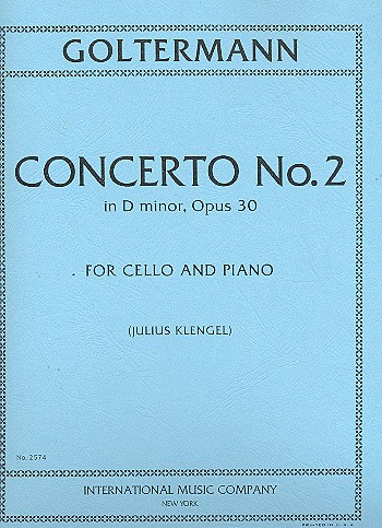 Concerto d minor no.2 op.30 for cello and piano