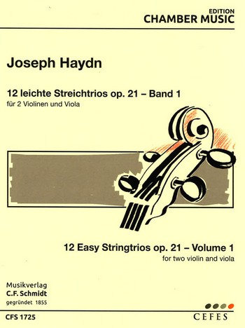 12 leichte Streichtrios op.21 Band 1 (Nr.1-6) für 2 Violinen und Violoncello