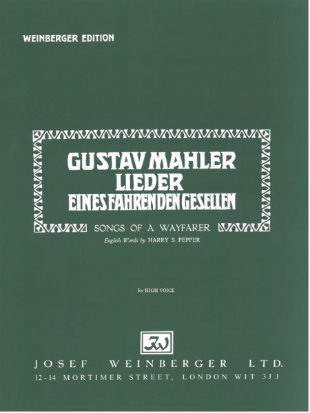 Lieder eines fahrenden Gesellen für hohe Singstimme und Klavier