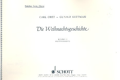 Die Weihnachtsgeschichte für Kinderchor (SMezA) mit Soli, Sprecher und Instrumenten