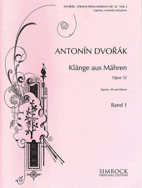 Klänge aus Mähren op.32 Band 1 für Sopran, Alt und Klavier (dt/ts/en)