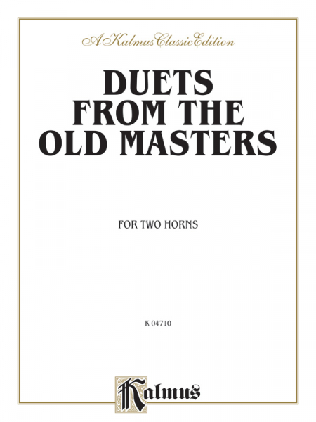 Duets from the old Masters for 2 horns