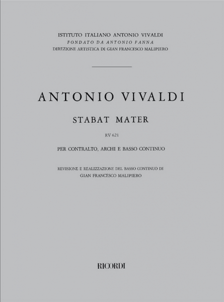Stabat Mater RV621 per contralto, archi e Bc