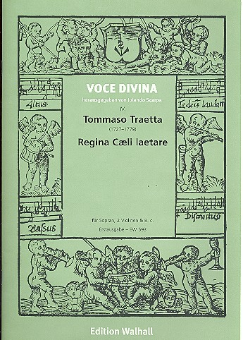 Regina coeli laetare für Sopran, 2 Violinen und Bc