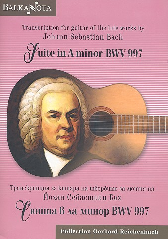 Suite in a Minor BWV997 for guitar