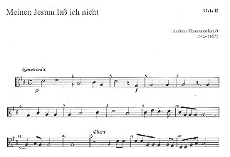 Meinen Jesum lass ich nicht für 5 Stimmen (SSATB) (gem Chor) und Instrumente